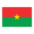 Flag of Burkina Faso Temporary Tattoo (1.5"x2")
